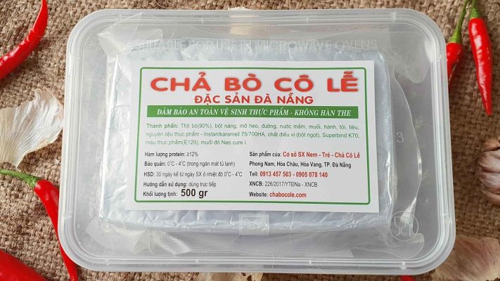 Chả Bò Đà Nẵng Ở Đâu Ngon Nhất? Chả bò cô Lễ