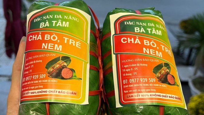 Chả Bò Đà Nẵng Ở Đâu Ngon Nhất? Chả bò cô Tâm